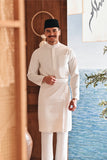 Baju Melayu Luxury Bespoke Fit - Off White