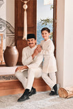 Baju Melayu Kids Luxury Bespoke Fit - Off White