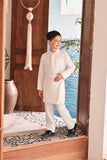 Baju Melayu Kids Luxury Bespoke Fit - Off White