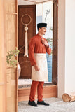 Baju Melayu Luxury Bespoke Fit - Spice Red