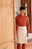 Baju Melayu Luxury Bespoke Fit - Spice Red