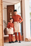 Baju Melayu Luxury Bespoke Fit - Spice Red