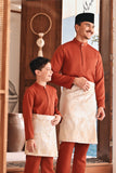 Baju Melayu Kids Luxury Bespoke Fit - Spice Red