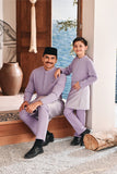 Baju Melayu Luxury Bespoke Fit - Orchid Bloom