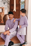 Baju Melayu Luxury Bespoke Fit - Orchid Bloom