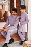 Baju Melayu Luxury Bespoke Fit - Orchid Bloom