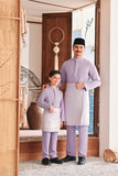 Baju Melayu Luxury Bespoke Fit - Orchid Bloom