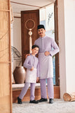 Baju Melayu Luxury Bespoke Fit - Orchid Bloom