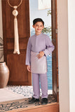 Baju Melayu Kids Luxury Bespoke Fit - Orchid Bloom