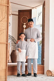 Baju Melayu Kids Luxury Bespoke Fit - Evening Haze