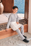 Baju Melayu Kids Luxury Bespoke Fit - Evening Haze