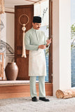 Baju Melayu Luxury Bespoke Fit - Baby Mint