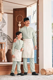 Baju Melayu Kids Luxury Bespoke Fit - Baby Mint