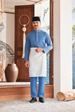 Baju Melayu Luxury Bespoke Fit - River Blue