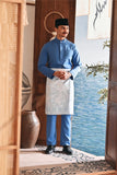 Baju Melayu Luxury Bespoke Fit - River Blue