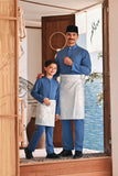 Baju Melayu Kids Luxury Bespoke Fit - River Blue