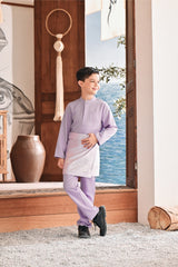 Baju Melayu Kids Luxury Bespoke Fit - Lavendula