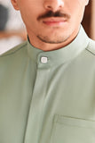 Baju Melayu Luxury Bespoke Fit - Basil