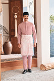 Baju Melayu Luxury Bespoke Fit - Mauve Pink