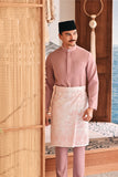 Baju Melayu Luxury Bespoke Fit - Mauve Pink