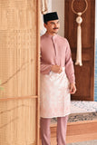 Baju Melayu Luxury Bespoke Fit - Mauve Pink