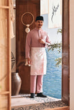 Baju Melayu Luxury Bespoke Fit - Mauve Pink