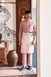 Baju Melayu Luxury Bespoke Fit - Mauve Pink