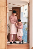 Baju Melayu Luxury Bespoke Fit - Mauve Pink