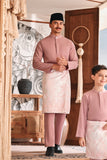 Baju Melayu Luxury Bespoke Fit - Mauve Pink