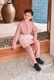 Baju Melayu Kids Luxury Bespoke Fit - Mauve Pink