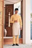 Baju Melayu Luxury Bespoke Fit - Misted Yellow