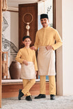 Baju Melayu Luxury Bespoke Fit - Misted Yellow