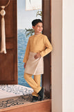 Baju Melayu Kids Luxury Bespoke Fit - Misted Yellow