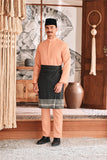 Baju Melayu Luxury Bespoke Fit - Fresh Apricot