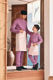 Baju Melayu Luxury Bespoke Fit - Meadow Mauve