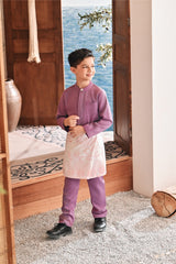 Baju Melayu Kids Luxury Bespoke Fit - Meadow Mauve