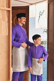 Baju Melayu Luxury Bespoke Fit - Royal Purple