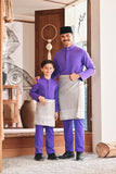 Baju Melayu Luxury Bespoke Fit - Royal Purple