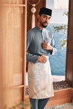 Baju Melayu Luxury Bespoke Fit - Ashley Blue