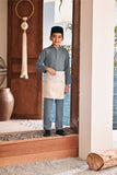 Baju Melayu Kids Luxury Bespoke Fit - Ashley Blue