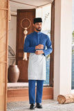 Baju Melayu Luxury Bespoke Fit - Dark Blue