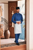 Baju Melayu Luxury Bespoke Fit - Dark Blue