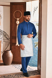 Baju Melayu Luxury Bespoke Fit - Dark Blue