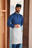 Baju Melayu Luxury Bespoke Fit - Dark Blue