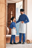 Baju Melayu Kids Luxury Bespoke Fit - Dark Blue