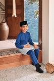 Baju Melayu Kids Luxury Bespoke Fit - Dark Blue