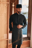 Baju Melayu Luxury Bespoke Fit - Black