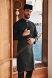 Baju Melayu Luxury Bespoke Fit - Black