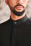 Baju Melayu Luxury Bespoke Fit - Black