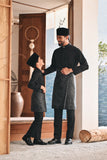 Baju Melayu Luxury Bespoke Fit - Black